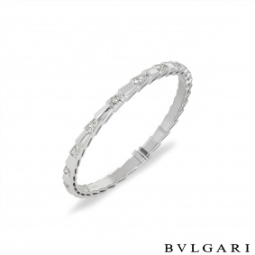 Bvlgari White Gold Diamond Serpenti Viper Bracelet Bvlgari White Gold Diamond Serpenti Viper Bracelet